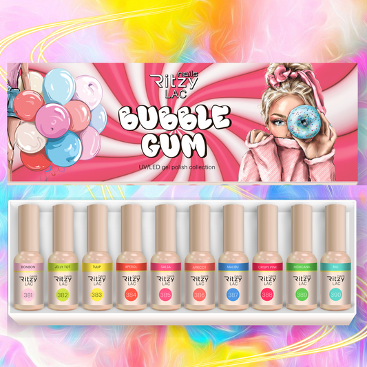 "Bubble Gum" colección de 10colores x 9ml