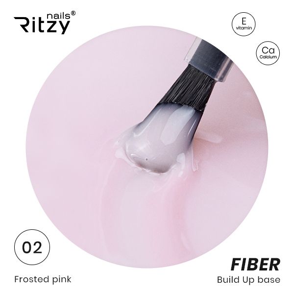 Fiber Build up base 02 Frostead pink 15ml