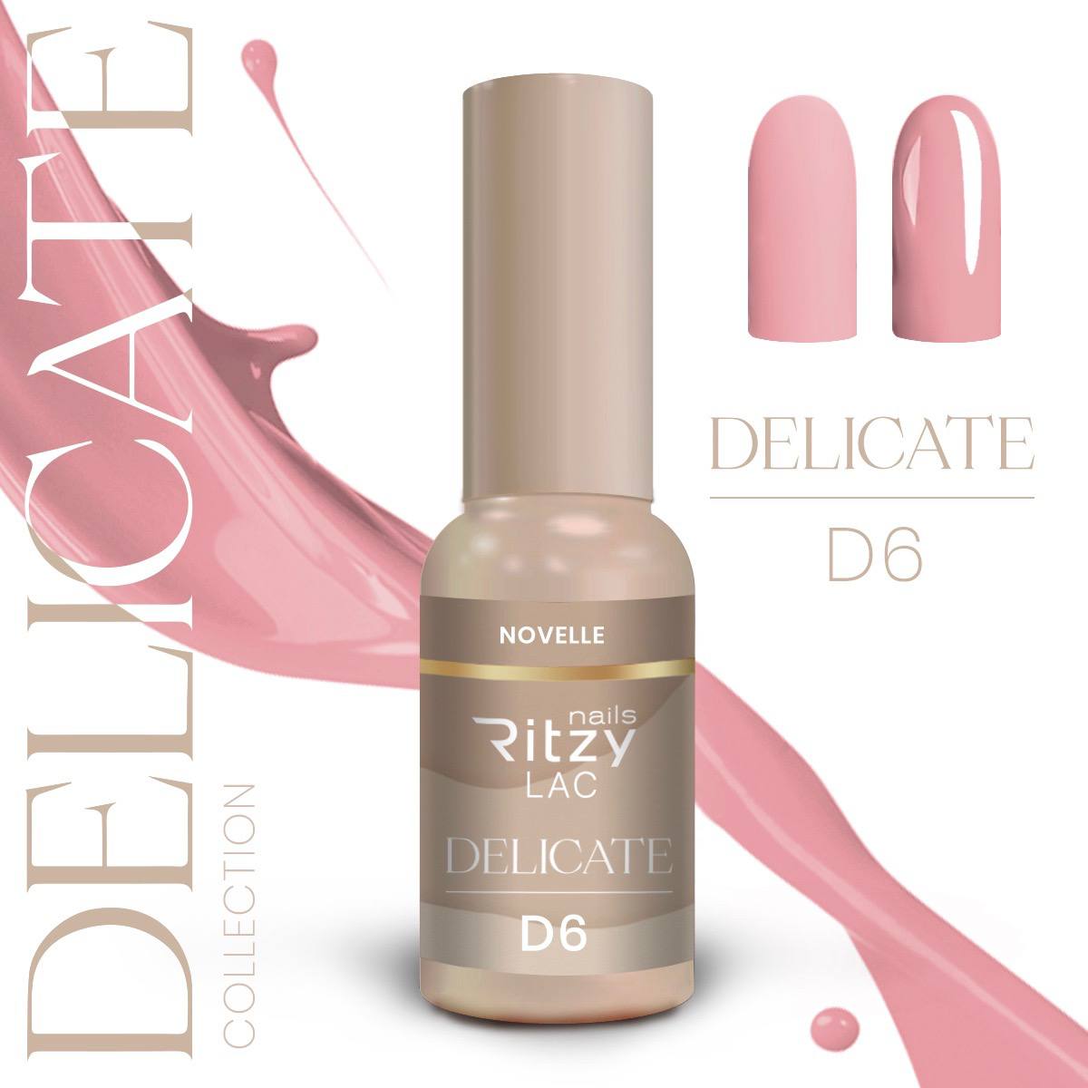 "Delicate” colección de 10x 9ml colores.