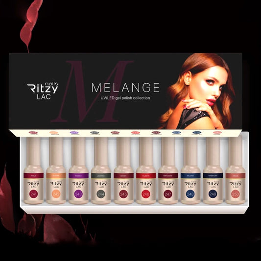 Ritzy Nails “Melange” collection of 10 colors x 9ml