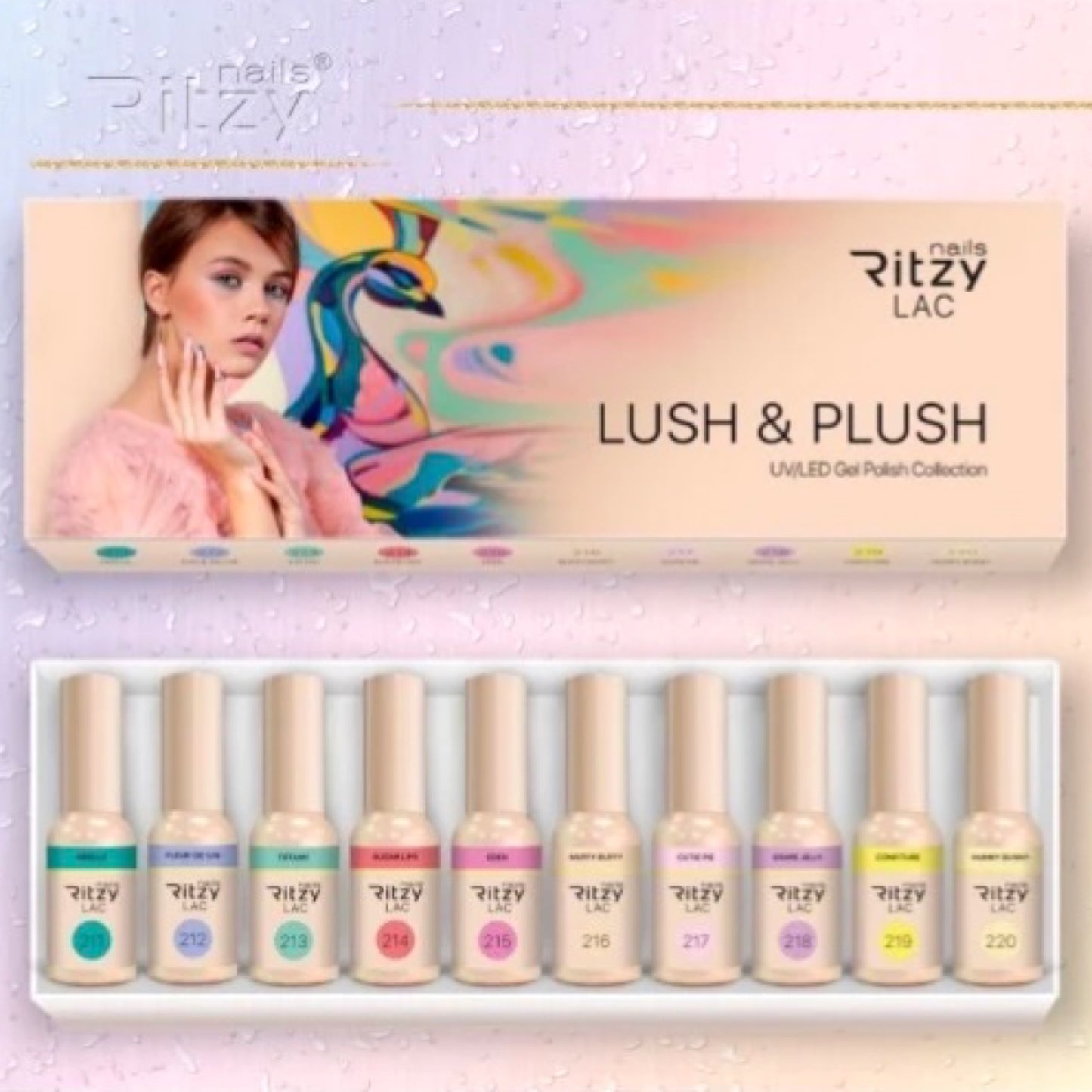 “Lush & Plush ” colección de 10colores x 9ml