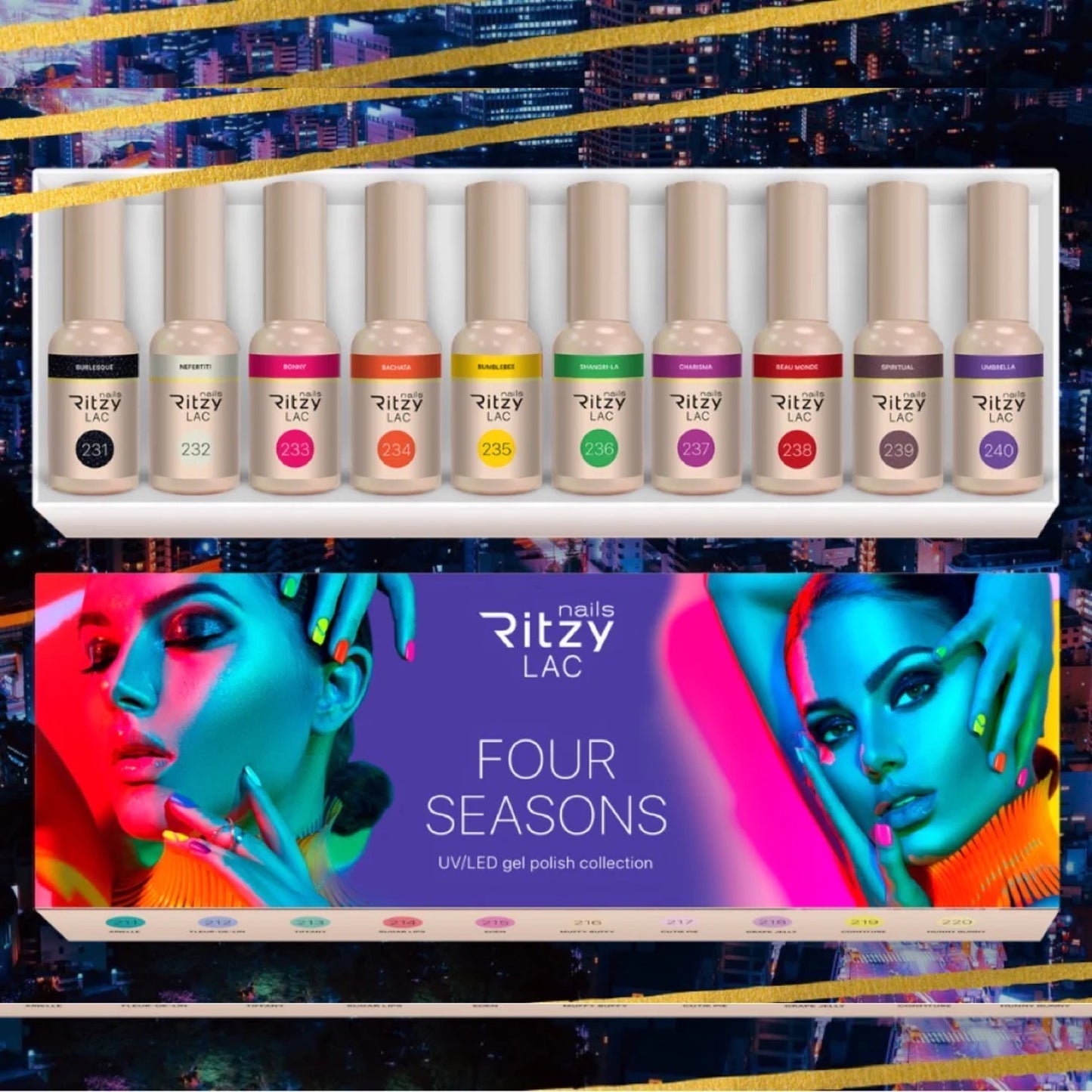 “Four seasons ”colección de 10colores x 9ml