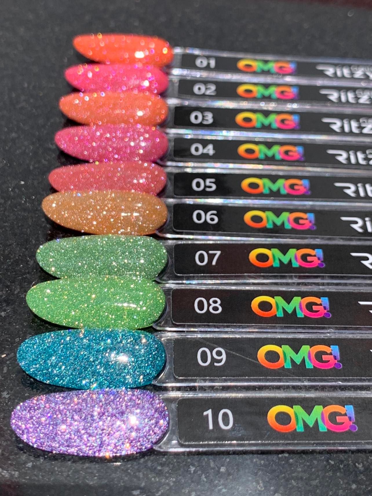 “OMG ”colección de 10x 9ml colores.