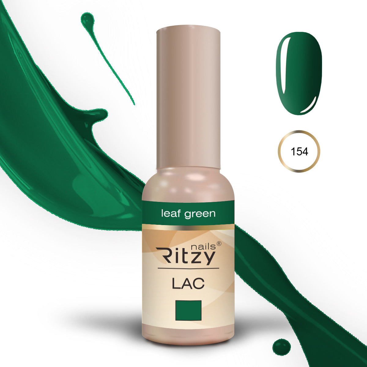 Ritzy Lac Leaf green Nr 154