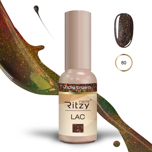 Ritzy Lac Holo brown Nr 80