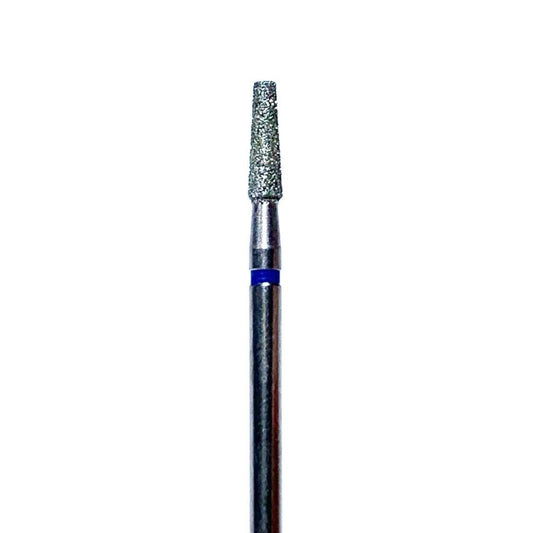 Fresa de diamante  “Cilindrica” Azul   diámetro 2.1mm x 18 mm
