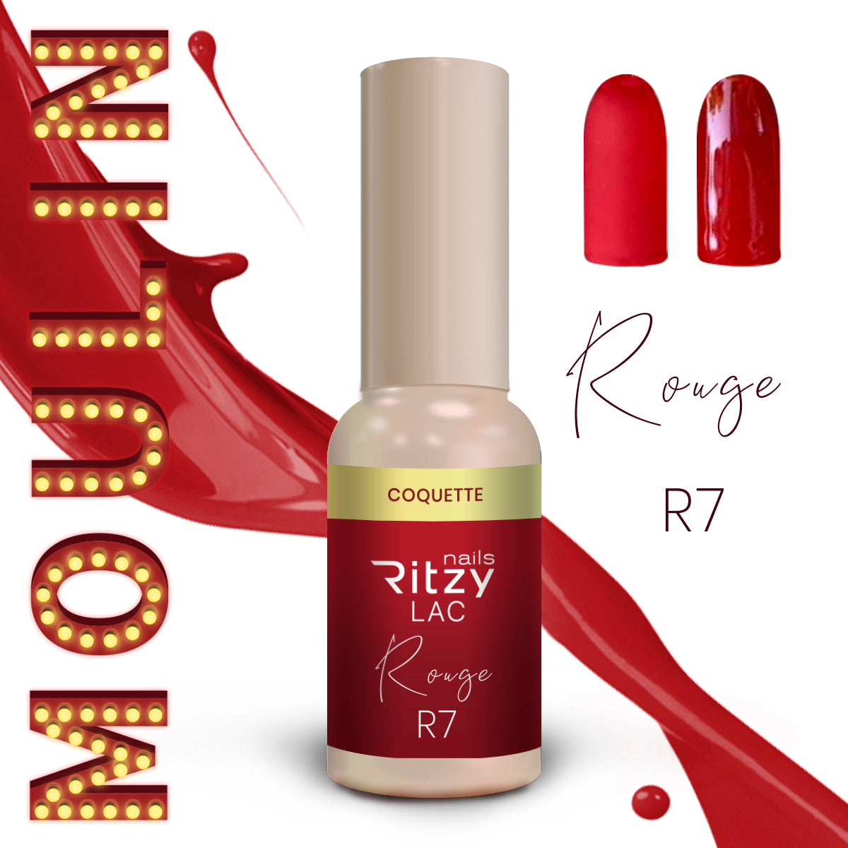 Ritzy Nails “Moulin Rouge ”collection of 10x 9ml colors.