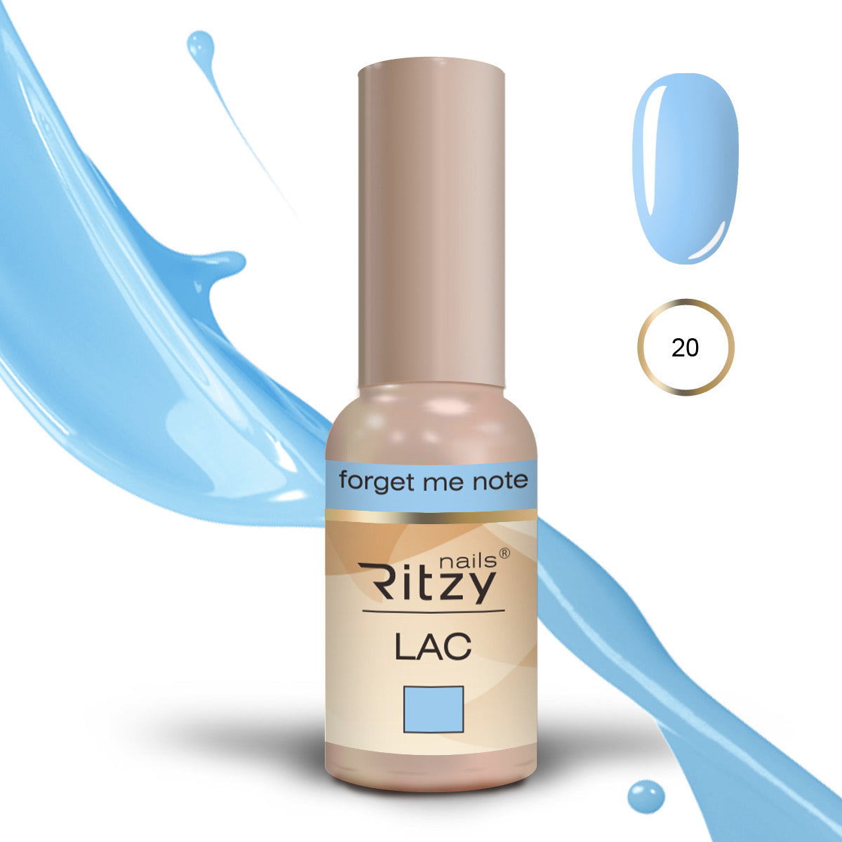 Ritzy Lac Forget  me note Nr 20
