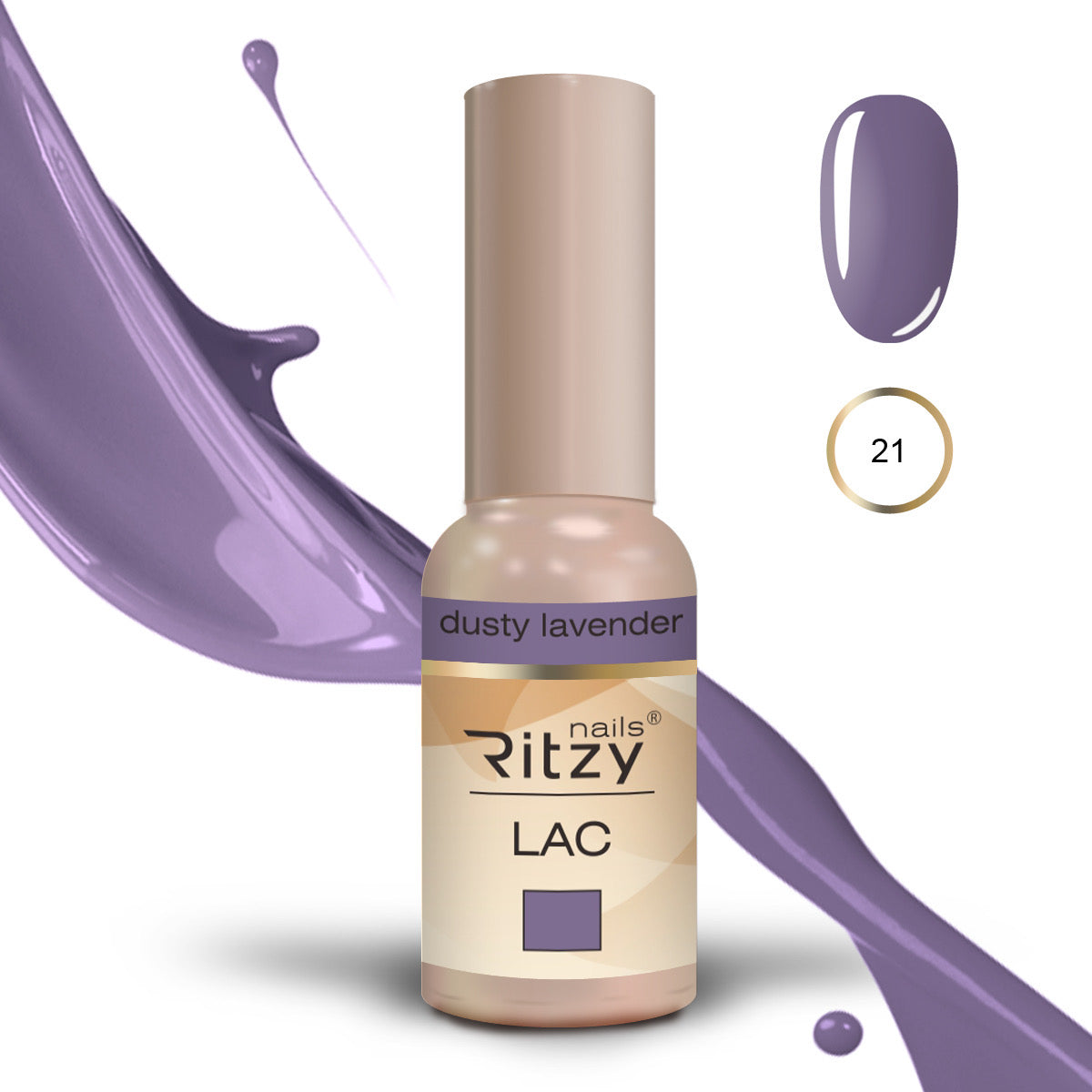 Ritzy Lac Dusty lavender Nr 21