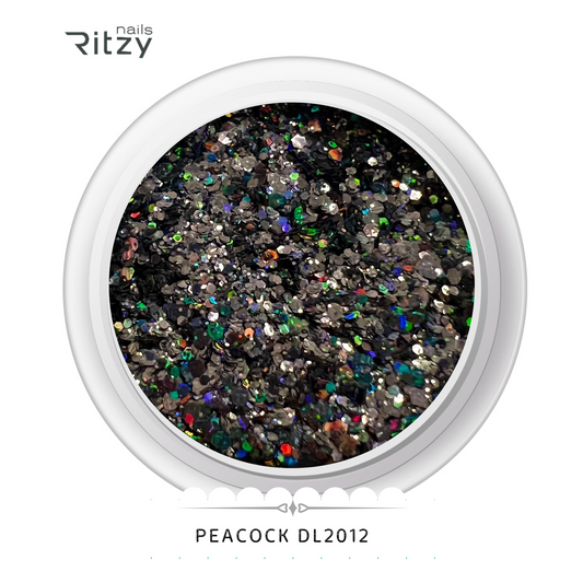 Peacock glitter DL2012